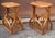 Pair of Mid 20th Century Bohochic Rattan Magazine Rack Side Tables For Sale - Image 4 of 9