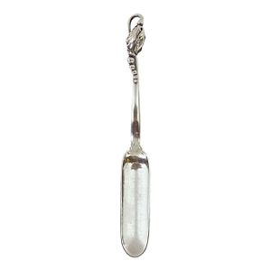 Vintage Georg Jensen Blossom Sterling Silver Cheese Scoop, 1930's