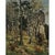 Traditional Antique Framed Oil Painting on Canvas by Arthur H. Maillien (1888-1962) 'Sunlit Trees' For Sale - Image 3 of 15