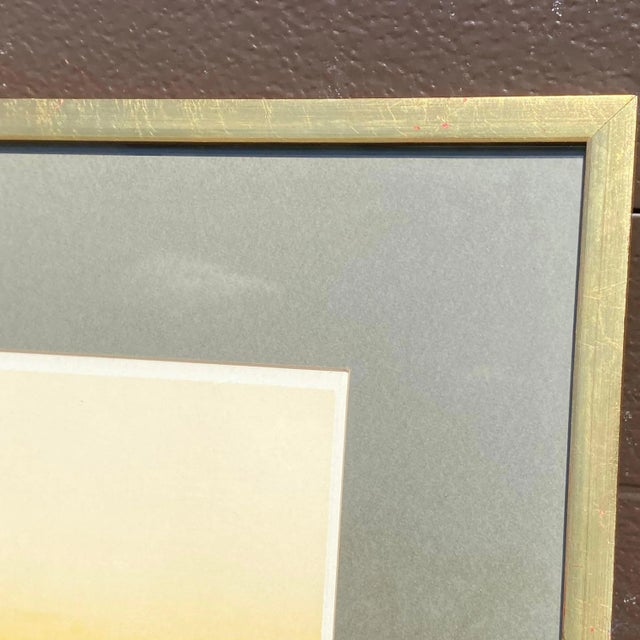 Elton Bennett (1910-1974) “The Tall Ship” Signed Nautical Silkscreen For Sale - Image 10 of 12