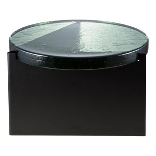 Alwa One Big 5501GRB Side Table with Green Top and Black Base by Sebastian Herkner for Pulpo For Sale