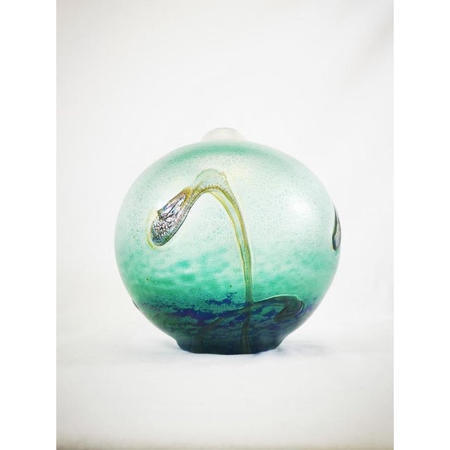 Blown Glass Ball Vase by Jean Claude Novaro For Sale - Image 12 of 12