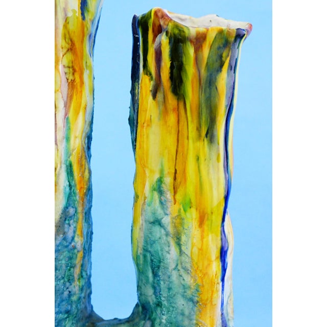 20th Century Ceramic Vase by G EC Amalfi, Gestione Esercizio Ceramiche attributed to Gambone, 1950s For Sale - Image 17 of 18
