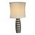 Nambé Lighting Sculptural Table Lamp, Vintage For Sale