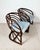 Late 20th Century Vintage Round Bent Rattan Chairs- A Pair For Sale - Image 5 of 12