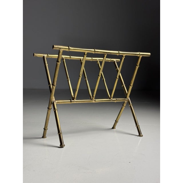 Faux Bamboo Magazine Rack For Sale - Image 16 of 16