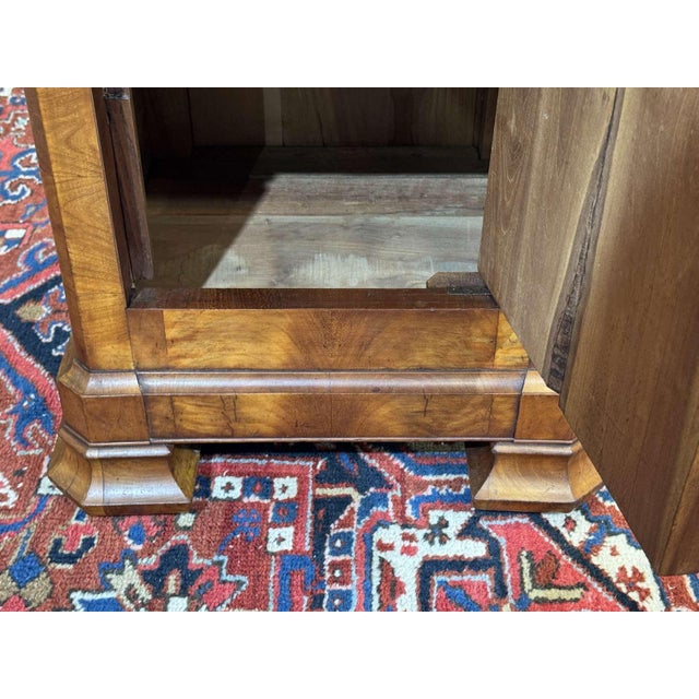 Louis Philippe Bedside Table in Cherry Wood, 1800s For Sale - Image 9 of 14