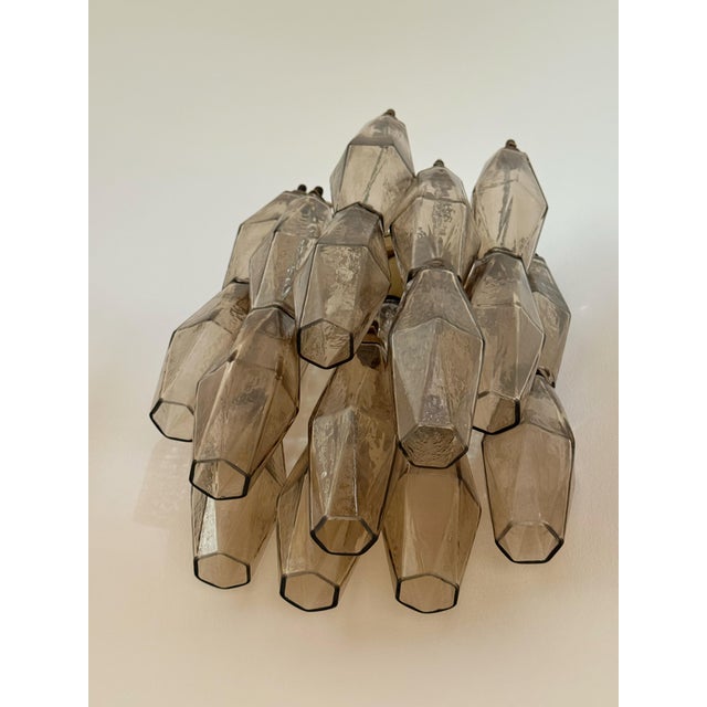 Sand Beige Murano Stairwell Wall Lamp For Sale - Image 5 of 10