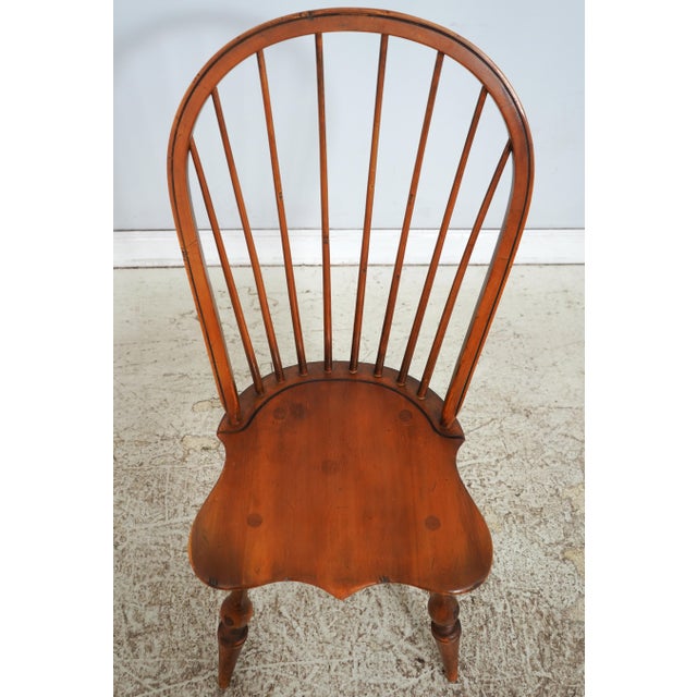 Traditional Set of 10 Bow Back Windsor Dining Chairs For Sale - Image 3 of 18