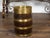 English Turn of the Century Oak Barrel with Brass Braces, circa 1900 For Sale - Image 9 of 10