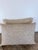 Mid-Century Modern Artisan Crafted Geometric Lattice Pillows in Natural Linen For Sale - Image 3 of 8