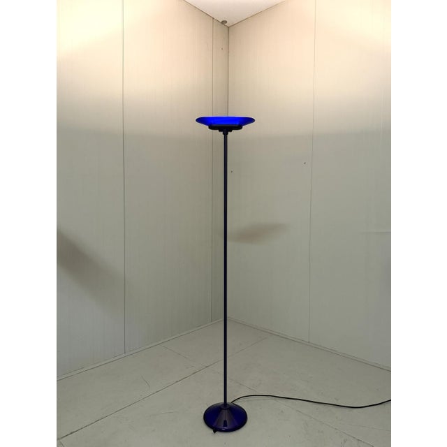 Floor lamp Jill A380 by Perry King, Santiago Miranda & Gianluigi Arnaldi for Arteluce Italy (marked). Foot and lamp shade...
