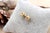 Earrings in 19.2k Two-Tone Gold, Set of 2 For Sale - Image 5 of 7