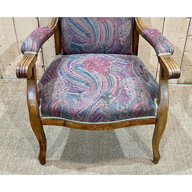 Voltaire Armchair in Walnut, 1930s For Sale - Image 10 of 12