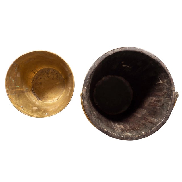 Wood Irish Mahogany Peat Bucket For Sale - Image 7 of 8