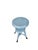 Victorian Adjustable Piano Stool in Powder Blue Paint, Claw & Glass Ball Feet For Sale - Image 15 of 17