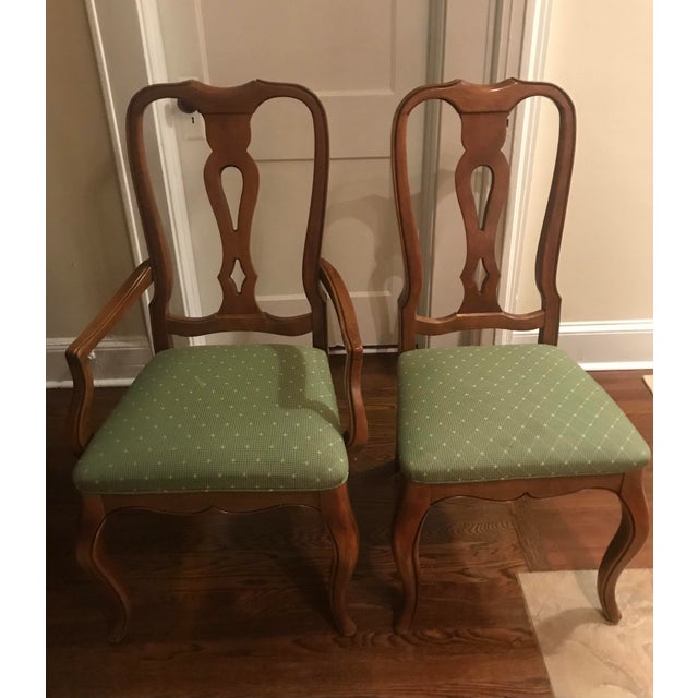 1990s Ethan Allen Dining Room Set of 11 Chairish