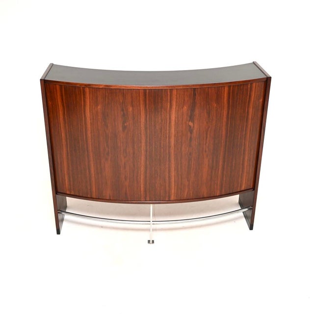 Dyrlund Vintage Danish Drinks Bar and Stools by Erik Buch and Johannes Andersen from Dyrlund, 1960, Set of 4 For Sale - Image 4 of 11