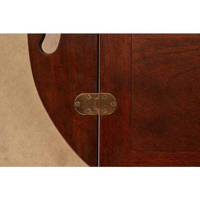 Baker Furniture Chippendale Mahogany Butler's Coffee Table For Sale - Image 10 of 15