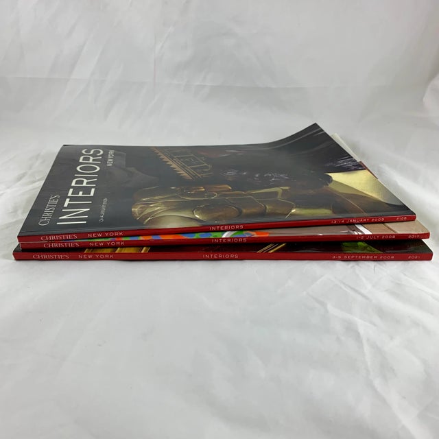 Christie's New York Interiors Auction Catalogues, 2008-2009, Set of Three For Sale - Image 12 of 13