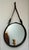 Mid-Century Modern Large Sadderly Leather Round Mirror by Jacques Adnet, 1940s For Sale - Image 3 of 18