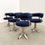 Blue Vintage 1970s Osvaldo Borsani Set of 6 Dining Chairs For Sale - Image 8 of 11