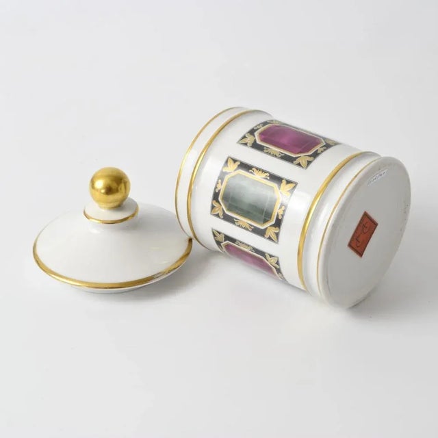 Porcelain Container from CMC, 1970s For Sale - Image 6 of 7