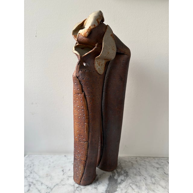 1980s Barbara Beck 1980s Abstract Ceramic Sculpture For Sale - Image 5 of 11