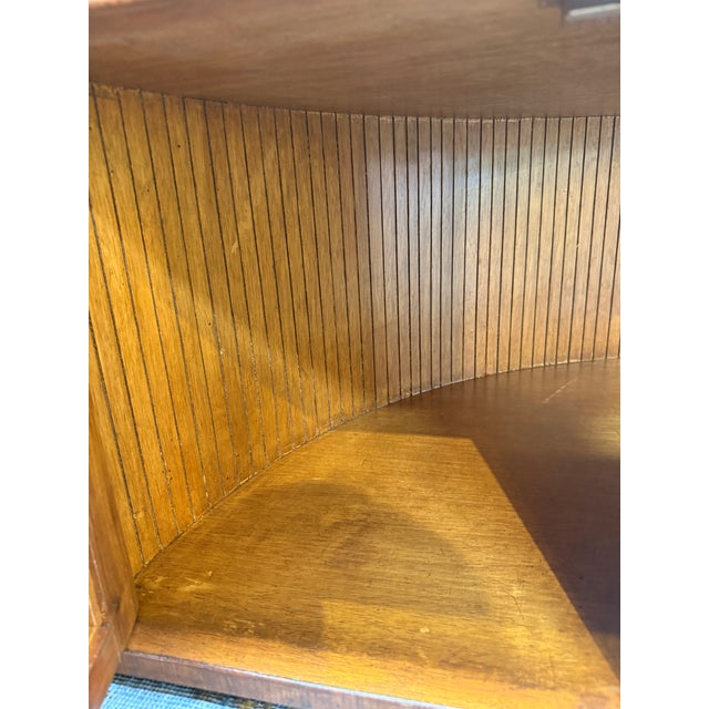 Brown Rare Modular "Quadrifoglio" Coffee Table in Carved Oak by Giuseppe Rivadossi, 1970s For Sale - Image 8 of 10
