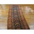 1890s Blue Navy Traditional Antique Runner Tribal Geometric Kurdish Wool Rug For Sale - Image 4 of 7
