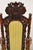 Late 20th Century Renaissance Gothic Style Large Figural Lion Carved Wood Paw Feet Throne Chair For Sale - Image 11 of 12