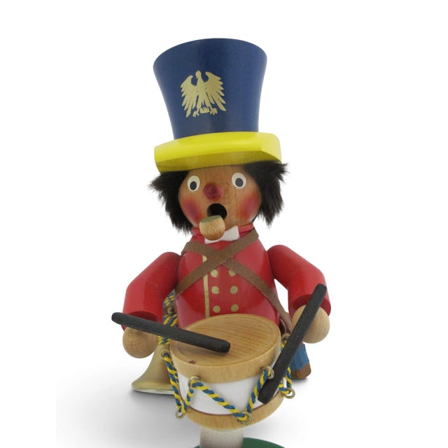 Figurative Steinbach Germany Toy Soldier Drummer Boy Incense Burner Pipe Smoker For Sale - Image 3 of 9