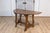 Brown 17th Century Italian Baroque Period Walnut Demilune Table with Carved Lyre Base For Sale - Image 8 of 14