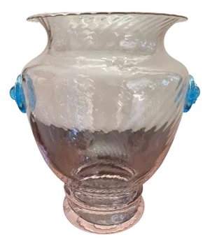 Murano Glass Vase, Italy, 1980s