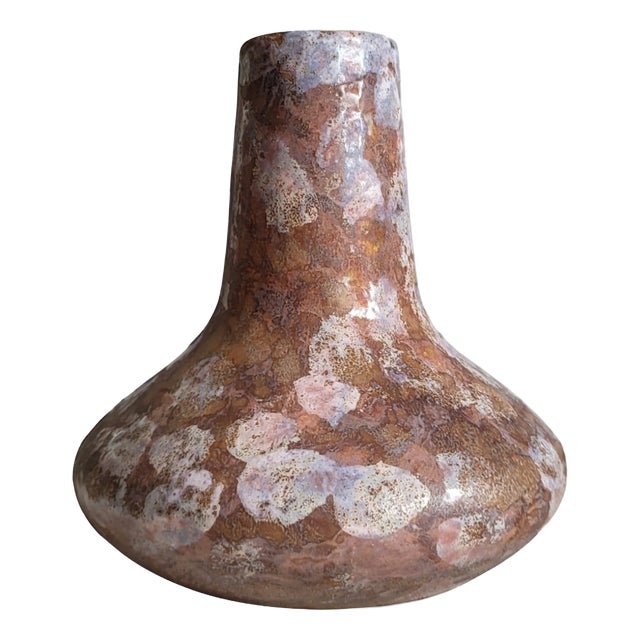 Art Nouveau Japanese-Style Stoneware Vase by Gresmor, 1890s For Sale