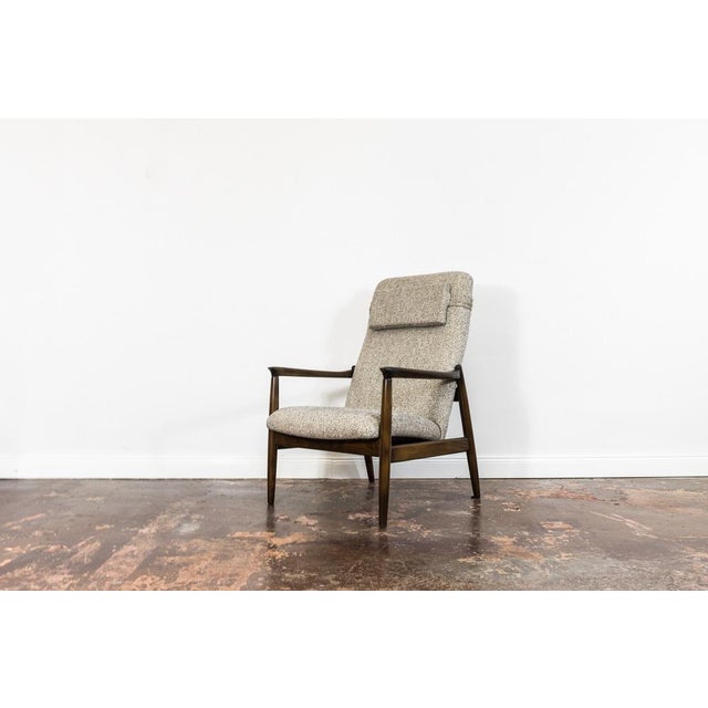 Mid-Century High Back Armchair by Edmund Homa, 1960s For Sale - Image 14 of 14