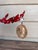 Wunderkammer-Style High-Quality Faux Red Coral Decorative Sculpture With Antique Pendants Handpainted Vase & Marble Base For Sale - Image 9 of 17