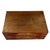 19th Century Antique Brass Inlaid Wooden Dressing Vanity Travel Box For Sale - Image 5 of 6