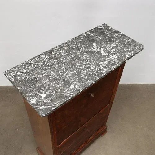 19th Century Secretary in Walnut, France For Sale - Image 11 of 13