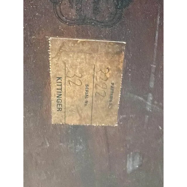 1980s Kittinger Mahogany “the Richmond Hill Collection“ Extension Dining Table With 4 Leaves For Sale - Image 9 of 12