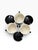 Vintage Mid Century Modern Arnel’s Black & Cream Covered Dishes - Set of 3 For Sale - Image 4 of 5