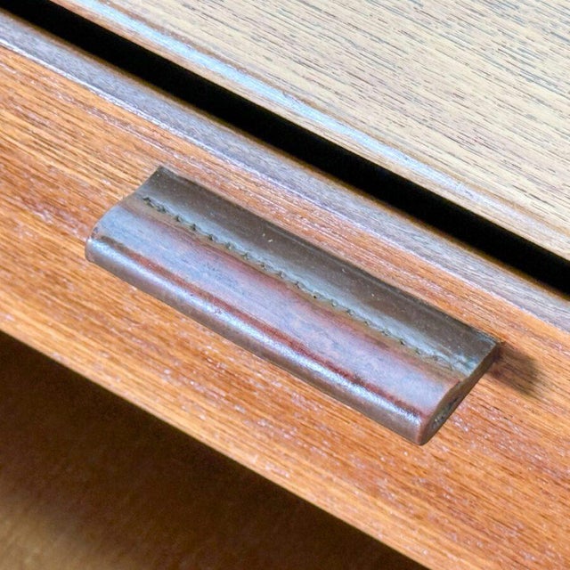 Mid-Century Sideboard with Brown Leather Handles from Meredew For Sale - Image 9 of 17