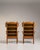 1970s Brown Wood Pair of Lounge Chairs For Sale - Image 14 of 16