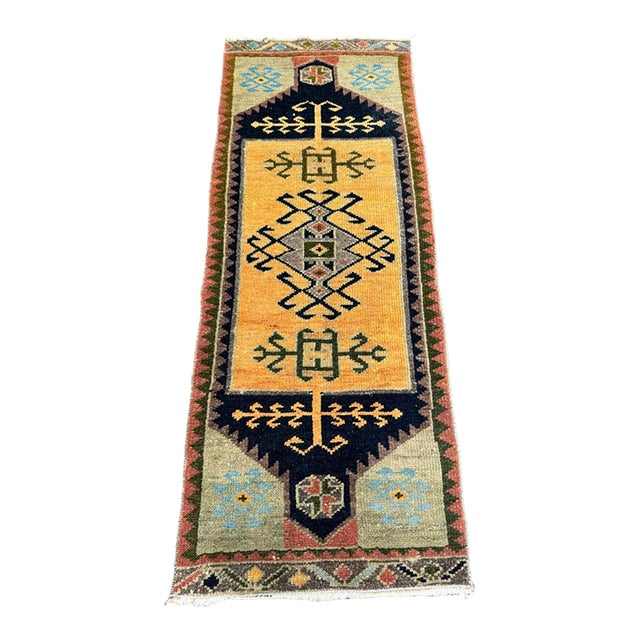 Turkish Yastik Rug 1'4" x 3'4" For Sale