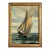 Vintage Signed Sailing Ship Seascape Oil Painting For Sale