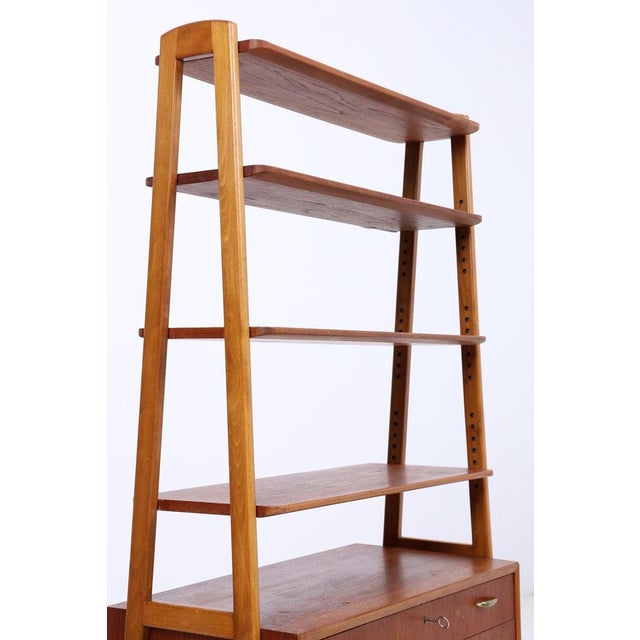 Wood Vintage Teak Shelf, 1960s For Sale - Image 7 of 14