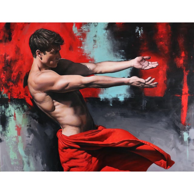 Filippo Manfroni, I'll Be There 2, Oil on Canvas For Sale - Image 4 of 4