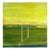 Rebecca Koury Original "Golden Landscape" Gold Olive Diptych Contemporary Abstract Painting, Acrylic on Canvas, Carmel California Art, 2019 For Sale