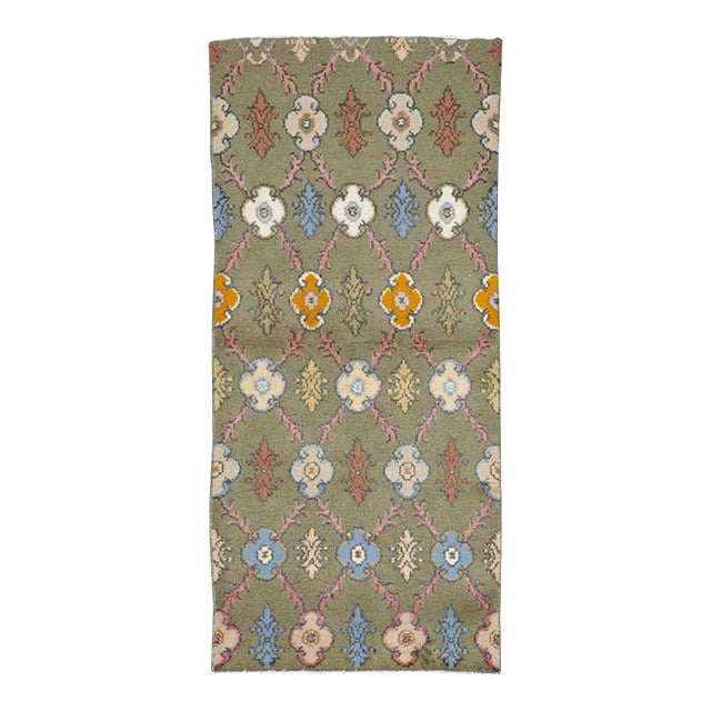 Galerie Shabab Collection Mid-20th Century Turkish Anatolian Throw Rug For Sale