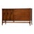 1960s Refinished Broyhill Brasilia 54” Walnut Dresser Credenza For Sale